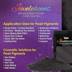 U.S. Art Supply Jewelescent Mica Pearl Pigment Powder Kit, 6 Basic Colors, 3.5 oz (100g) Pouches - Cosmetic Grade, Epoxy Resin Color Pigment, Mica Powder for Resin, Soap, Slime, Candle Dye, Art