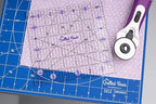 The Quilted Bear Quilting Rulers - Transparent Acrylic Non Slip Quilting, Patchwork & Sewing Ruler with Clear Black Lines & 30, 45 & 60 Degree Angles for Perfect Accuracy & Precision (6" x 6")