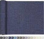 KING MOUNTAIN Fine Linen Repair Patches, 12" x 40" Dark Blue, 1.0, Self-Adhesive, Polyester, Rectangular, 1 Pack