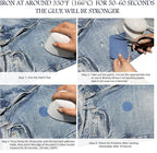 KING MOUNTAIN Iron-on Repair Patch 20 Pcs Pack,Denim Patches for Jeans Kit 3" by 4-1/4",100% Cotton Denim Iron-on Repair Patch,Jeans and Clothing Repair and Decoration Kit (Five Color 1.0)
